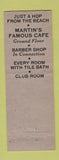 Matchbook Cover - Hotel Broadlind Long Beach CA