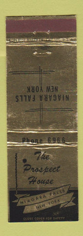 Matchbook Cover - The Prospect House Niagara Falls NY