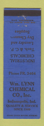 Matchbook Cover - William Lynn Chemical Indianapolis IN WEAR