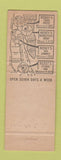 Matchbook Cover - Rickey's Palo Alto San Francisco CA WEAR