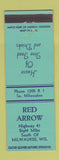 Matchbook Cover - Red Arrow Milwaukee WI restaurant