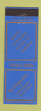 Matchbook Cover - William Flentye Investments Aurora LaSalle Danville Elgin IL