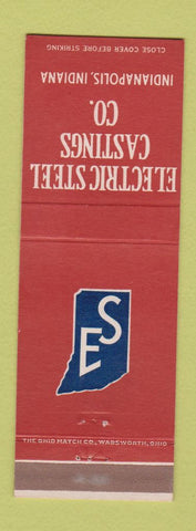 Matchbook Cover - Electric Steel Castings Indianapolis IN
