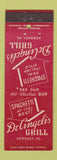 Matchbook Cover - De Angelis Grill Hershey PA