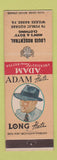 Matchbook Cover - Adam Hats Louis Rosenthal Men's Clothes Wilkes Barre PA