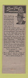 Matchbook Cover - Adam Hats Louis Rosenthal Men's Clothes Wilkes Barre PA