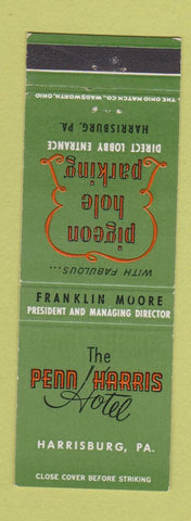 Matchbook Cover - Penn Harris Hotel Harrisburg PA