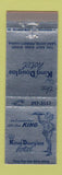Matchbook Cover - King Douglas Hotel Lancaster PA
