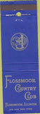 Matchbook Cover - Flossmoor Country Club Flossmoor IL
