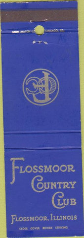Matchbook Cover - Flossmoor Country Club Flossmoor IL