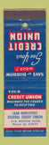 Matchbook Cover - Lear Employees Credit Union
