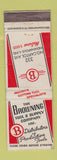 Matchbook Cover - Browning Tool Supply Indianapolis IN WEAR