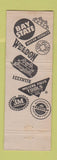 Matchbook Cover - Browning Tool Supply Indianapolis IN WEAR