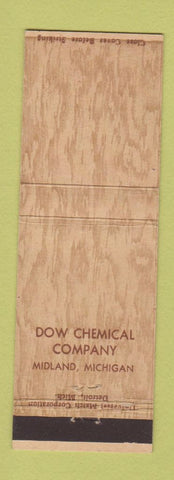 Matchbook Cover - Dow Chemical Midland MI
