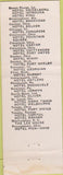 Matchbook Cover - Hotel Heidelberg Baton Rouge LA