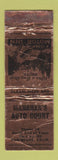 Matchbook Cover - Manahan's Auto Court Red Bluff CA POOR