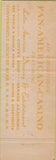 Matchbook Cover - Hotel Mount Royal Baltimore MD