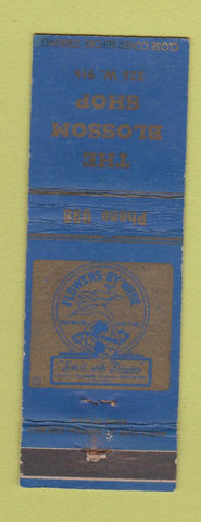Matchbook Cover - The Blossom Shop Flowers WORN