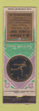 Matchbook Cover - MJ Steiner Flowers New Kensington PA FTD WORN