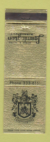 Matchbook Cover - Leamington Hotels Motel Minneapolis MN WEAR