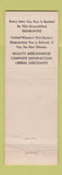Matchbook Cover - United Western Distributors Seattle WA WEAR SILVER