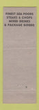 Matchbook Cover - Howard Hotel and Cafe Tarpon Springs FL