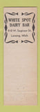Matchbook Cover - White Spot Grill Lansing MI