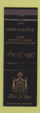Matchbook Cover - Hotel St Regis Detroit MI
