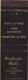 Matchbook Cover - Southgate Motel Kalamazoo MI