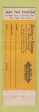 Matchbook Cover - Society of Savings 1949 Cleveland OH