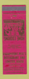 Matchbook Cover - Paramount Pete's Lobster House Saratoga Springs NY WORN
