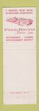 Matchbook Cover - Penn Harris Hotel Harrisburg PA