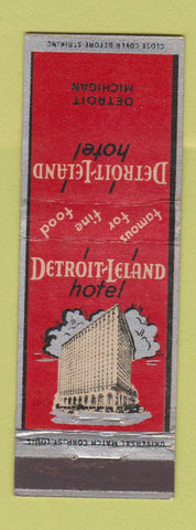 Matchbook Cover - Detroit Leland Hotel Detroit MI