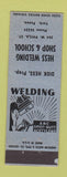 Matchbook Cover - Hess Welding York PA WEAR