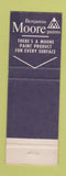 Matchbook Cover - Benjamin Moore Paints Sherman East Detroit MI