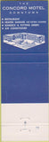 Matchbook Cover - Concord Motel Minneapolis MN