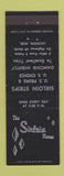 Matchbook Cover - Sirloin Room Restaurant Jackson MS