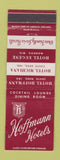 Matchbook Cover - Hoffman Hotels South Bend IN Monroe WI