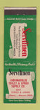 Matchbook Cover - Servi Linen Indianapolis Apron IN