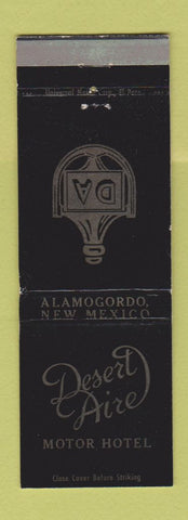 Matchbook Cover - Desert Aire Motor Hotel Alamogordo NM WEAR