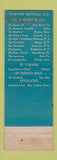 Matchbook Cover - Penn Harris Hotel Harrisburg PA