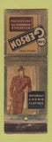 Matchbook Cover - Sam Gerson Men's Clothes Philadelphia PA WORN