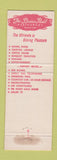 Matchbook Cover - The Brass Rail Philadelphia PA WEAR