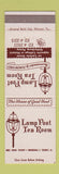 Matchbook Cover - Lamp Post Tea Room Gettysburg PA