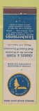 Matchbook Cover - Lumbermens Insurance Charles Fisher  Amityville?