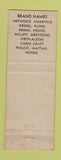 Matchbook Cover - Fecera's Furniture Pottstown PA WEAR