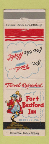 Matchbook Cover - Fort Bedford Inn Bedford PA WEAR