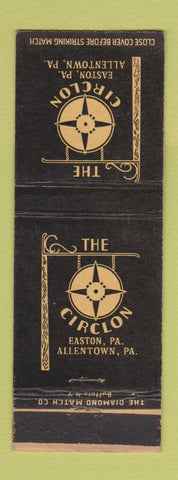 Matchbook Cover - The Circlon Easton Allentown PA