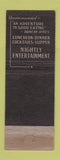 Matchbook Cover - The Circlon Easton Allentown PA