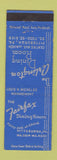 Matchbook Cover - Fairfax Dining Room Pittsburgh PA Arlington